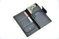 Personalized Travel Wallet (Buttoned) - Grey