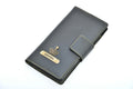 Personalized Travel Wallet (Buttoned) - Grey
