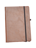 Classy Hardcover Diary + Classic Metal Pen + Classy Leather Metal Keychain + Classy Card Holder - Tan