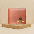 Classy Leather Customized Men's Wallet (Tan)