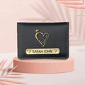 Customized Unisex Sleek and Stylish Wallet -  Black