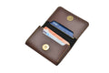 Personalized Business - Visitng Card Holder Vegan Leather - Brown