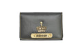 Personalized Business - Visitng Card Holder Vegan Leather - Grey