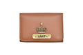 Personalized Business - Visitng Card Holder Vegan Leather - Tan
