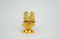 Laxmi Ji + Ganpati Bappa Metal Diya Premium Quality