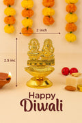 Laxmi Ji + Ganpati Bappa Metal Diya Premium Quality