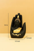 "Palm Buddha Statue 🕉️ | Handcrafted Spiritual & Home Decor – Premium Quality"