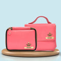 Personalized Mini make up kit + Sling bag - Pink
