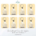 I Love You - Metal Keychain