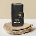 Personalized Zip-around Lady Wallet - Black