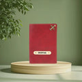 Personalized Nexon Leather Passport Cover - Wine