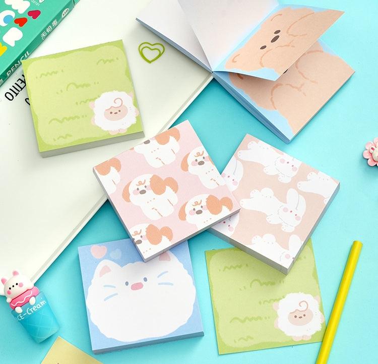 Cute Animal Kawaii Memo Pad Notes ( 1pc )