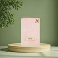 Personalized Nexon Leather Passport Cover - Pink