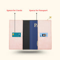 Personalized Nexon Leather Passport Cover - Pink