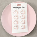 Aesthetic Paper Clip Bookmarks ( 8pcs )