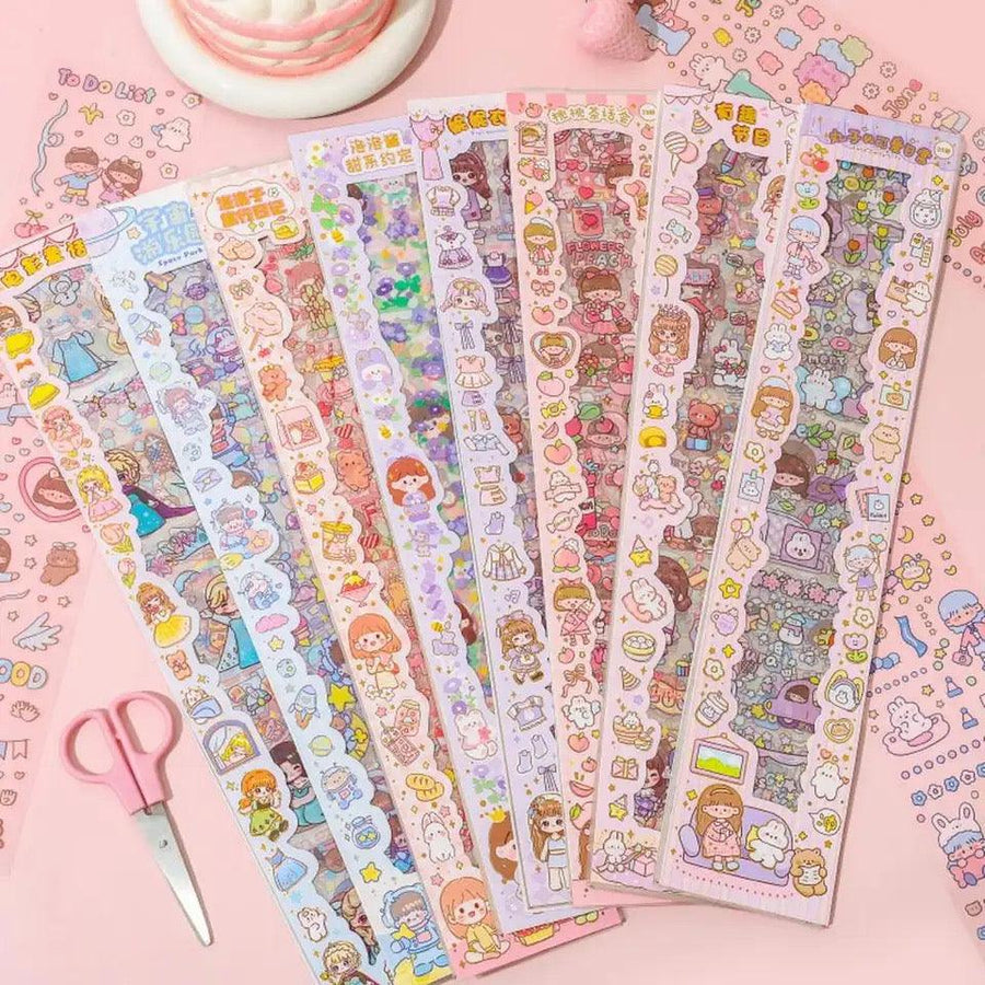 Kawaii Scrapbooking Sticker Sheet ( 20Sheets )
