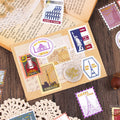 Stamp Journaling Scrapbooking Stickers ( 4 sheets )