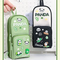 Panda Confetti Charm Double Layer Multipurpose Pencil Stationery Pouch ( 1pc )