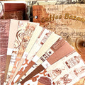 Coffee Bazaar Vintage Journal Scrapbook Gift Set ( 1 set )