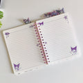 Kuromi Illusion Spiral Notebook Diary ( 1pc )