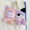 Kuromi Soft Plush Keychain ( 1pc )