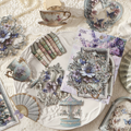 Hollowed-out Floral Series Journaling Scrapbooking Cutouts ( 10pcs )