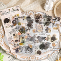 Flower Bud Journaling Scrapbooking Sticker Sheets ( 6 sheets )