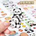 Panda PET Sticker Sheets ( 1pack )