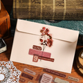 Quoted Retro Vintage Journaling Sticker Sheets ( 6 Sheets )
