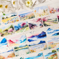 Flowing Clouds and Falling Shadows Series Journaling Scrapbooking Sticker Tape Rolls ( 4pcs )