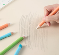 Pencil Style Erasers With Sharpener ( 3pcs )