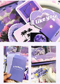 Symphony Of Moonlight Purple Journal Scrapbook Gift Set ( 1 set )