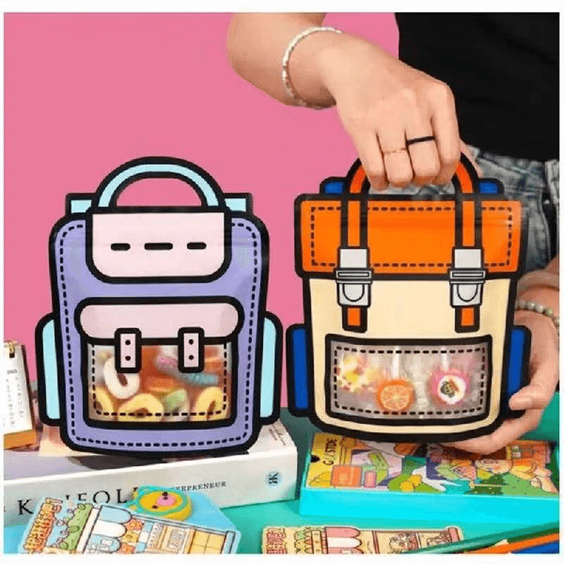 3D Candy Zip Lock Bags ( 2pc )