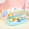 Pinteresty Bow Double Layer Stationery Pouch ( 1pc )