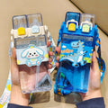 Unicorn Panda Dinosaur 2 in 1 Water Bottle ( 1pc )