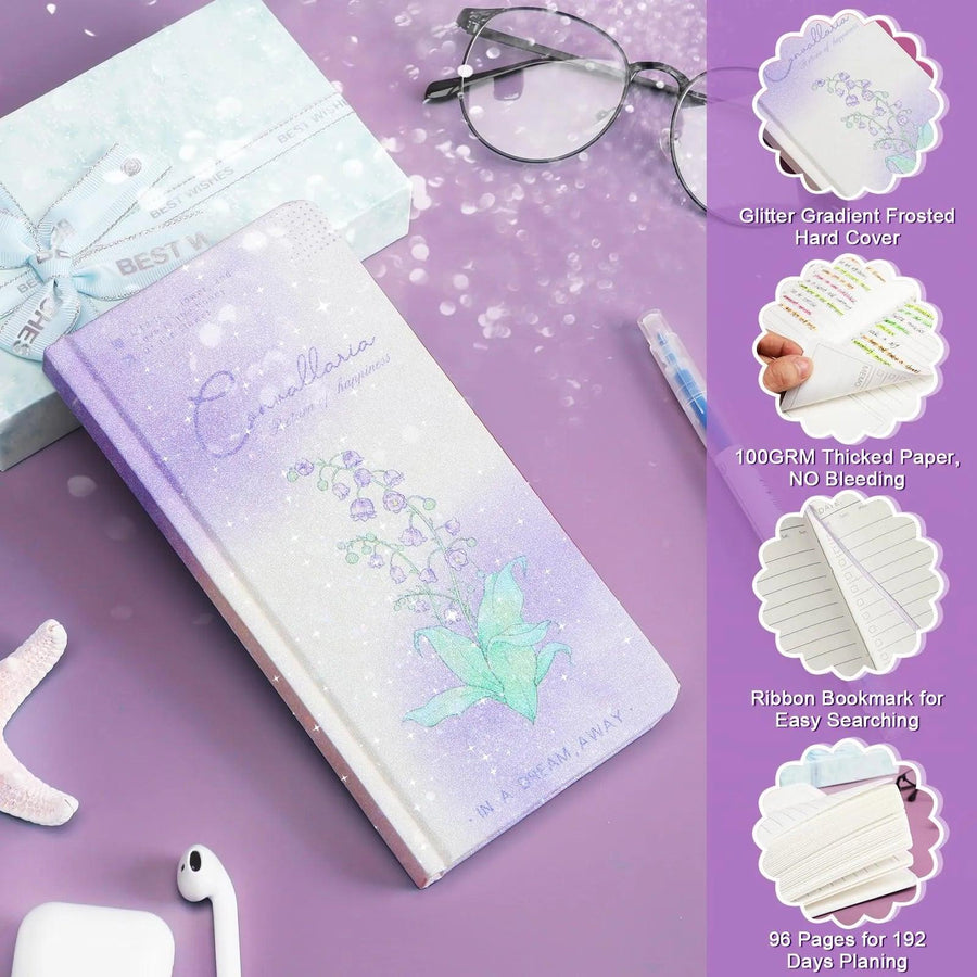 Shimmer Hard Bound Daily Planner Diary ( 1pc )