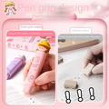 Peach Cake Kawaii Push Slide Eraser ( 1pc )