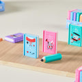 Books & Pencils Shape Eraser Set ( 7pcs )