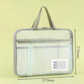 Aesthetic Mesh File Folder / Document Horizontal Folder Organizer A4 ( 1pc )
