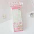 Aesthetic Grid Pattern Memo Pad Sheets ( 1pc )