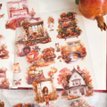 Four Seasons Series PET Journaling Scrapbooking Decoration Stickers Book ( 1pc )