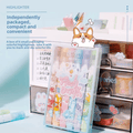 Fresh Drink Kawaii Soft Tip Scented Highlighter Set ( 6pcs )