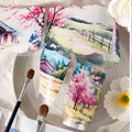 Flowing Clouds and Falling Shadows Series Journaling Scrapbooking Sticker Tape Rolls ( 4pcs )
