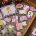 Rose Series Journaling Self Adhesive Stamp Stickers ( 40stickers )