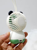 Panda Three Speed Hand Fan Rechargeable ( 1pc )