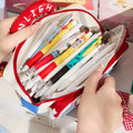 Pinteresty House Shaped Multipurpose Stationery Pencil Pouch ( 1pc )