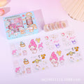 Sanrio Character Sticker Washi Tape Set ( 1 set )