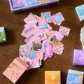 Time Notes Series Journaling Scrapbooking Self Adhesive Stickers ( 300pcs )