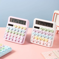 Pastel Calculator Solar / Battery Operated Big ( 1pc )