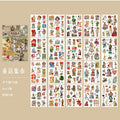 Retro Manor Series Journaling Scrapbooking Stickers Book ( 20 Sheets )